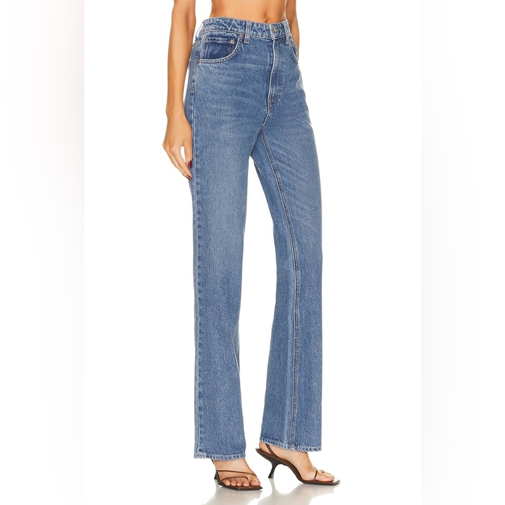 GRLFRND The Melanie High Rise Boot Cut in Lovers Lane (EUC) - Picture 2 of 16